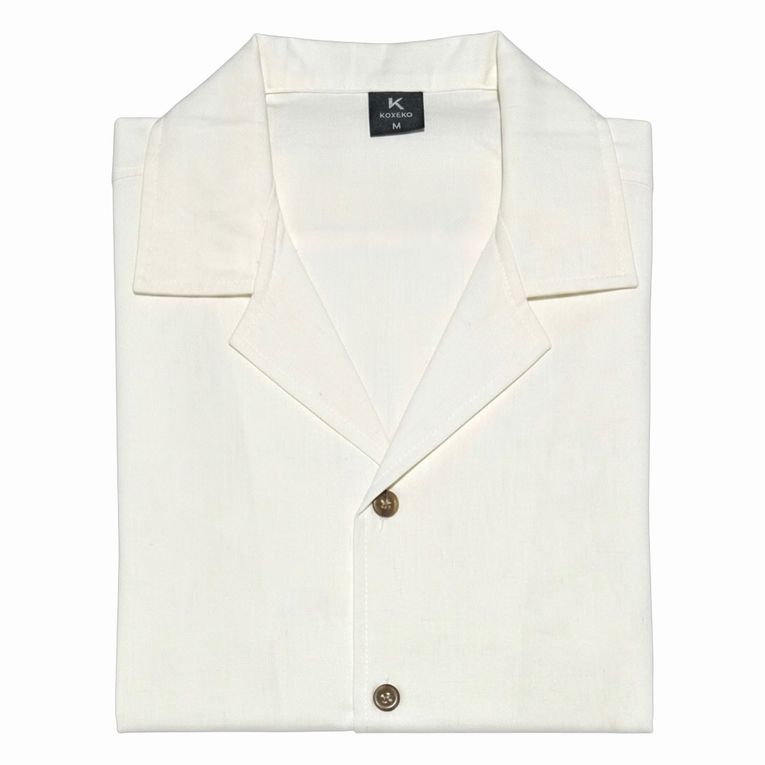 Camisa Cuello Cubano de Lino Sastrero - Imagen 2