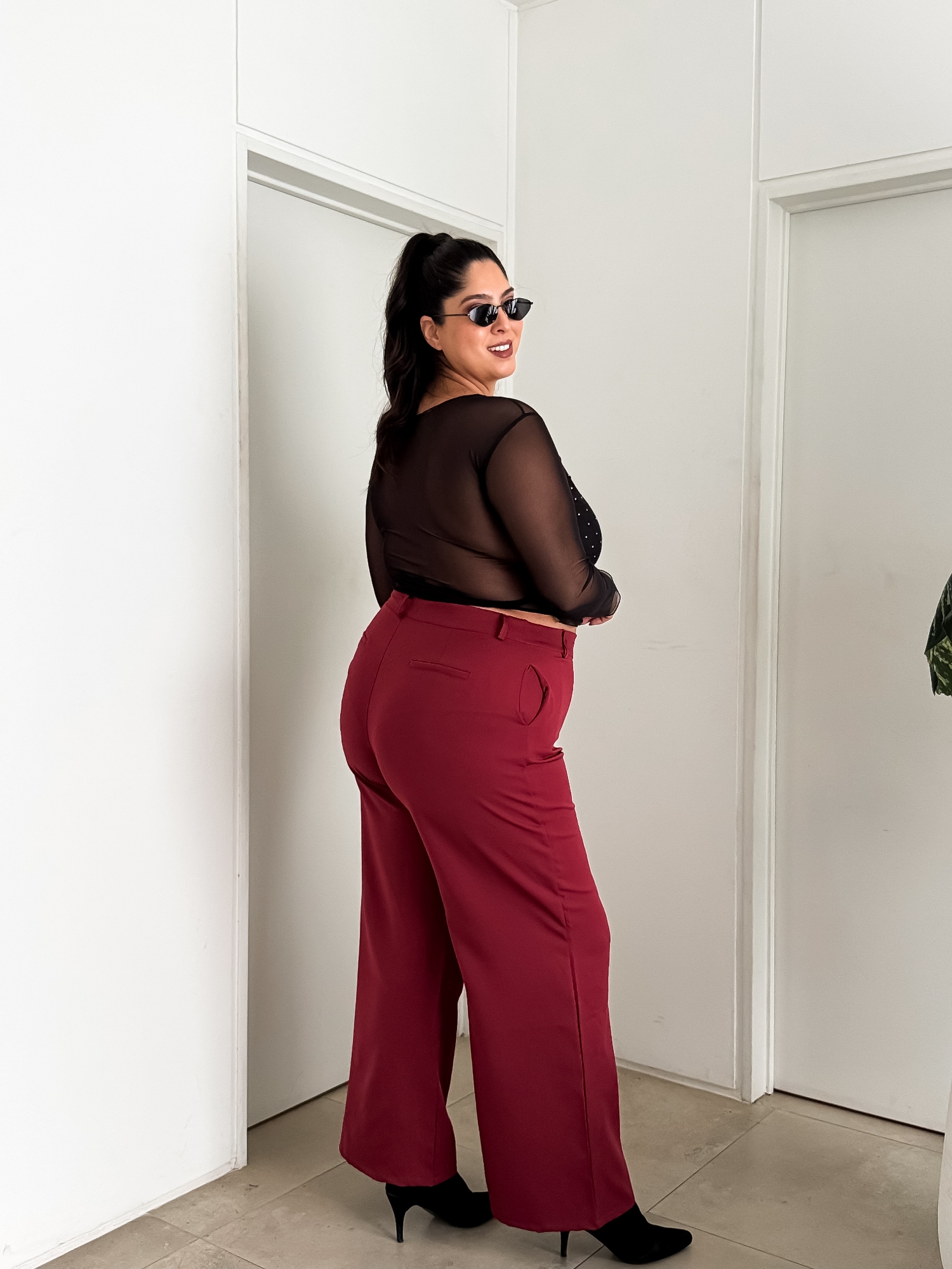 Camiseta Top Adriana Tul Strass - Imagen 5