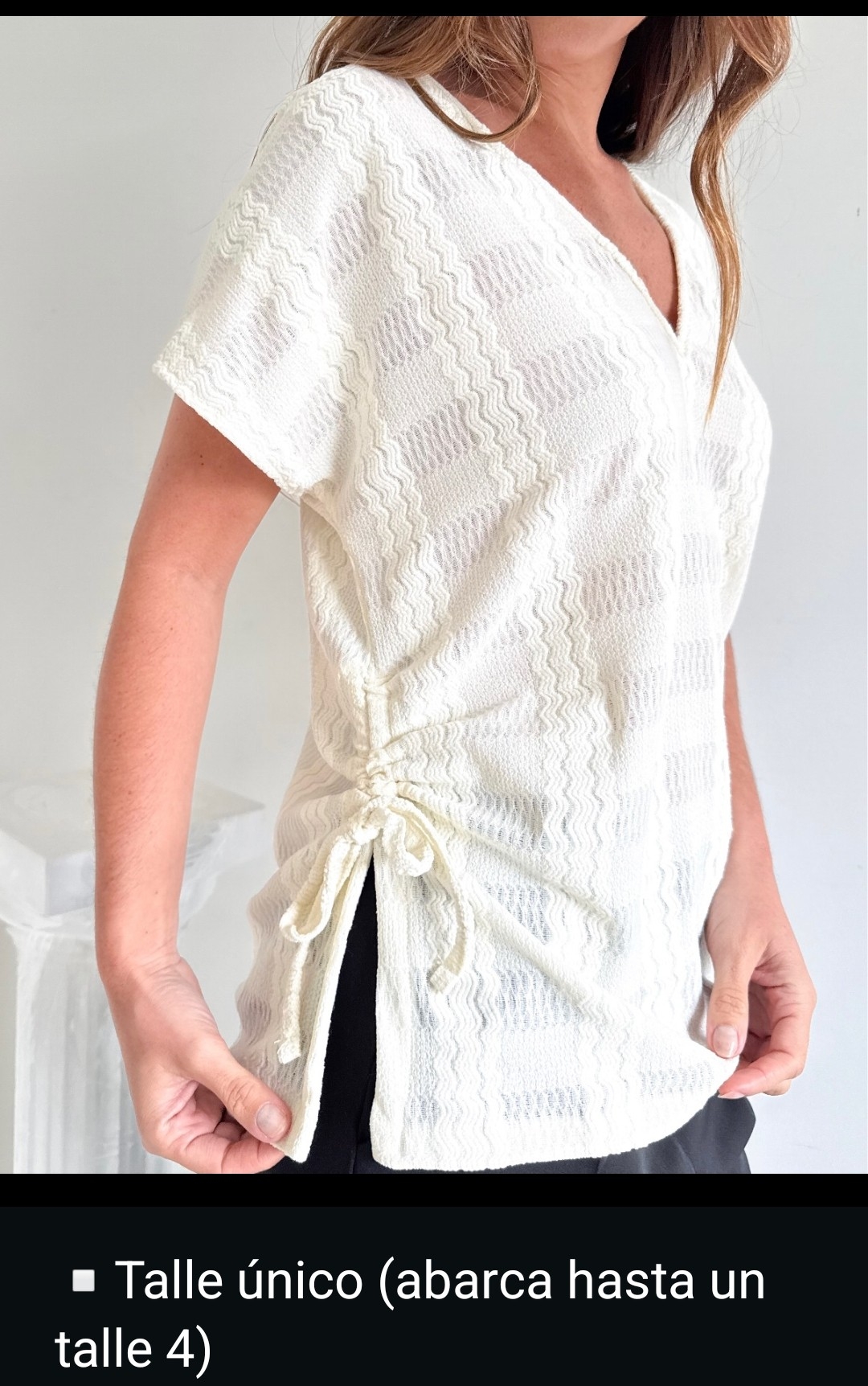 Remera Iris Tela Crep Abarca 4 por Pedido - Imagen 2