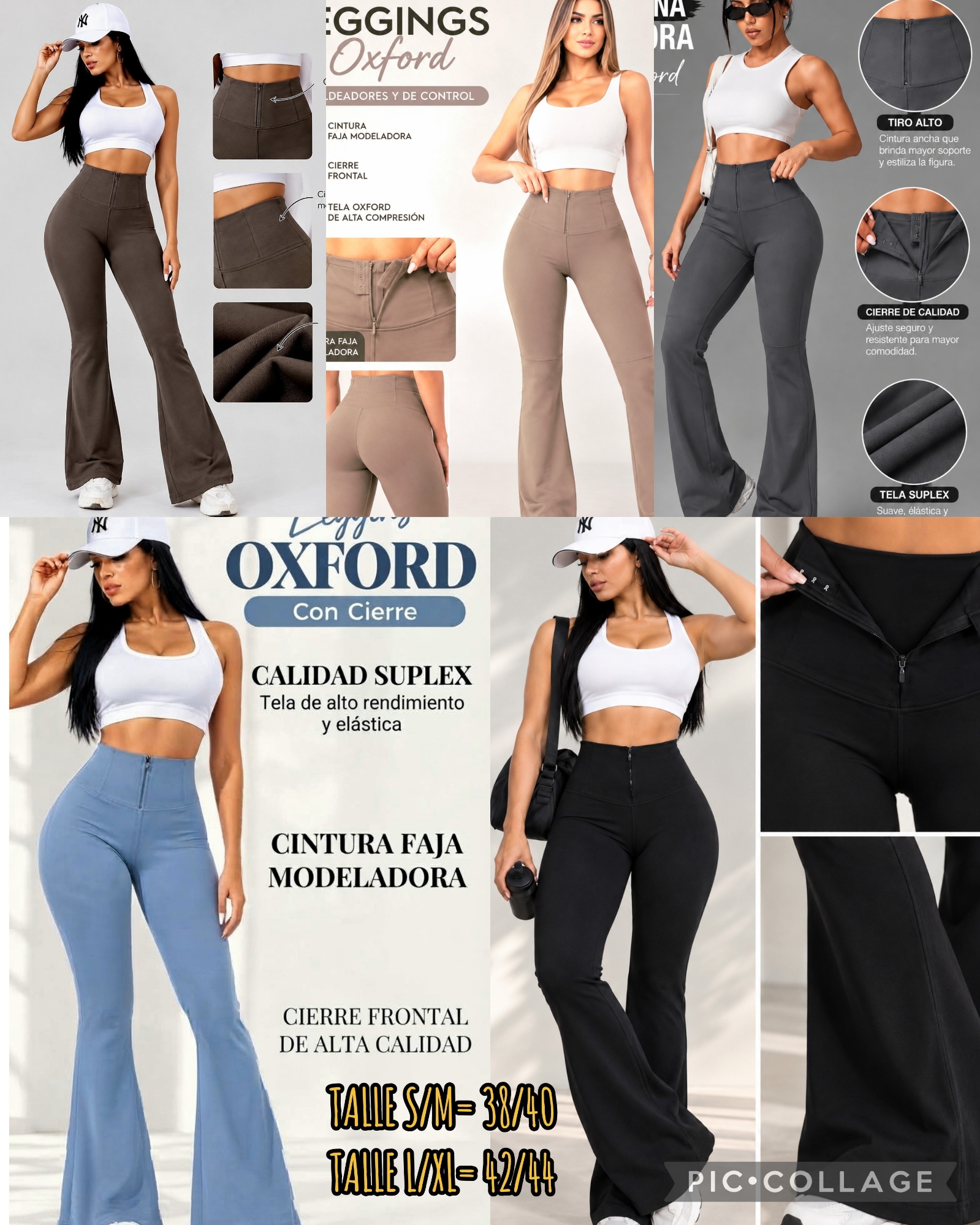 Leggins Oxfort Modeladora con Cierre - Imagen 3