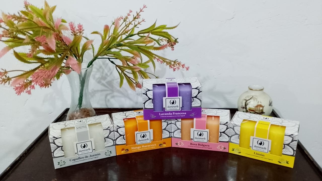 Velas Aromáticas por Dos Unidades - Imagen 2