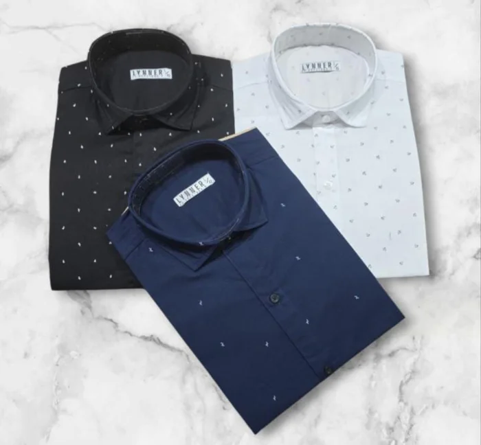Camisa Manga Larga Estampado de Hombre