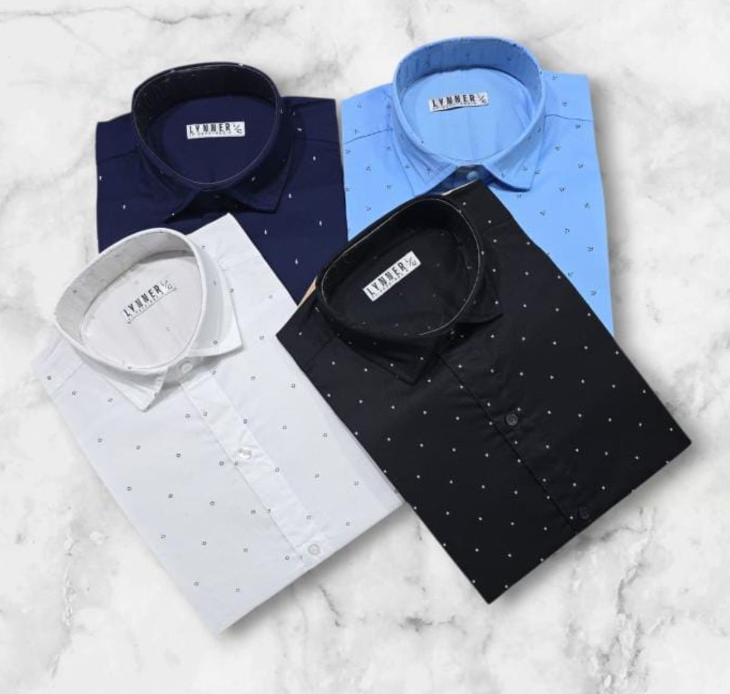 Camisa Manga Larga Estampado de Hombre - Imagen 2