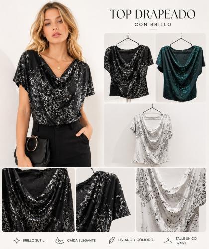Remera Buche, con Brillo