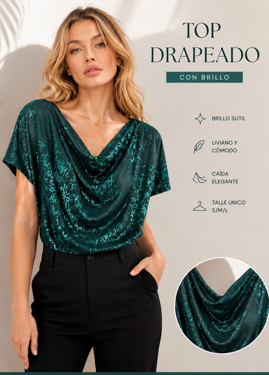 Remera Buche, con Brillo - Imagen 3