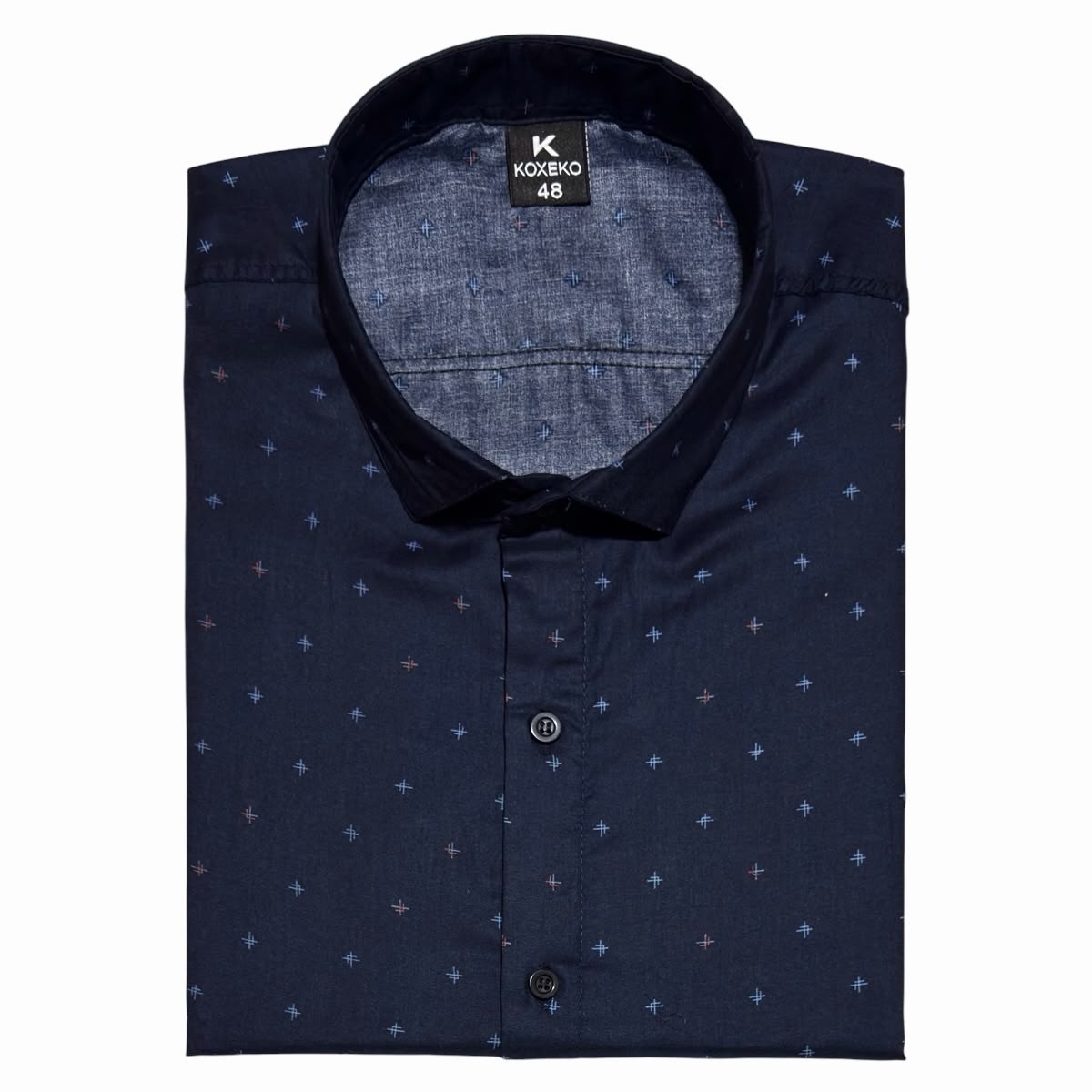 Camisa Estampado Rigido Talla Especiales - Imagen 3