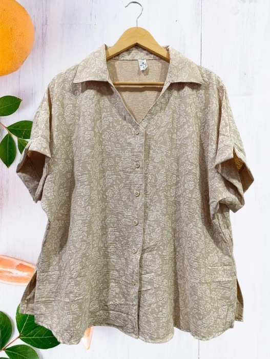 Camisa Cey Bordado Talles Grandes