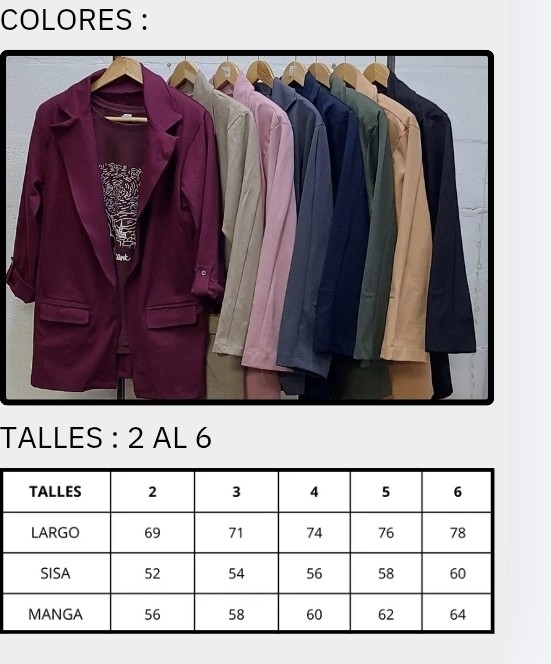 Blazer Sastrero Size Plus - Imagen 2