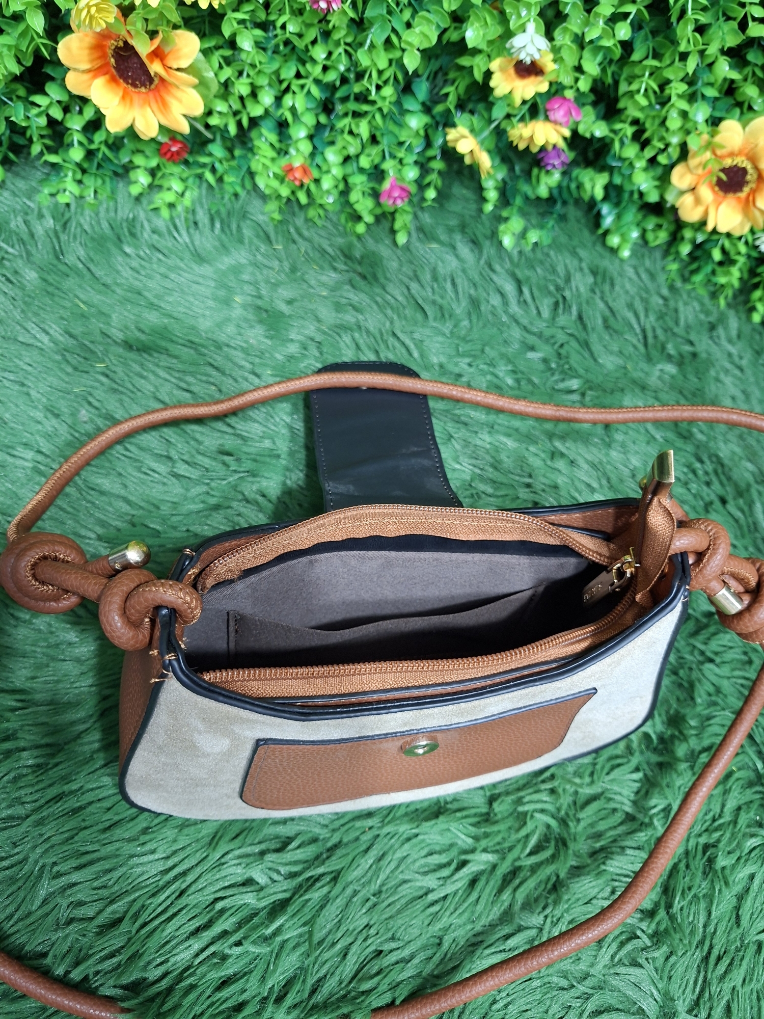 Cartera Bandolera Cuero Pu en Excelente Calidad - Imagen 7