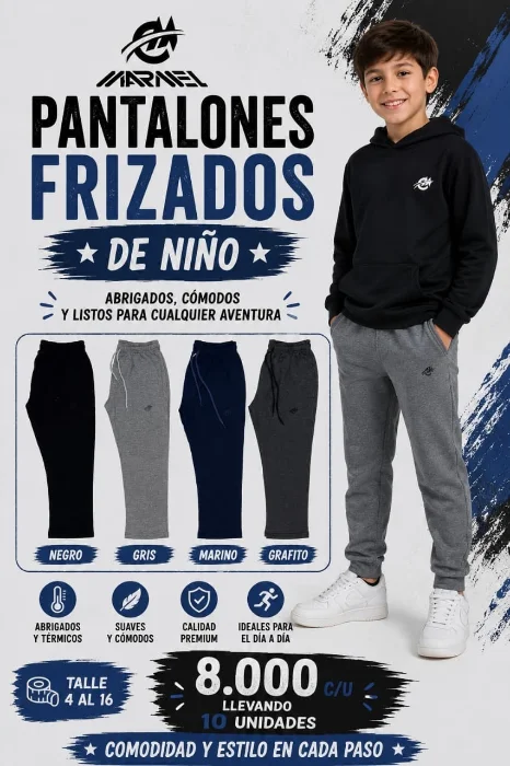 Jogging de Friza Peinado Talles 4 al 16