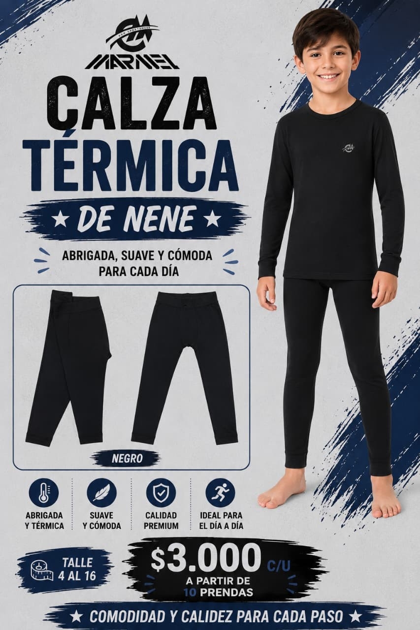 Calza Termica de Niño Talles  4 al 16 - Imagen 2
