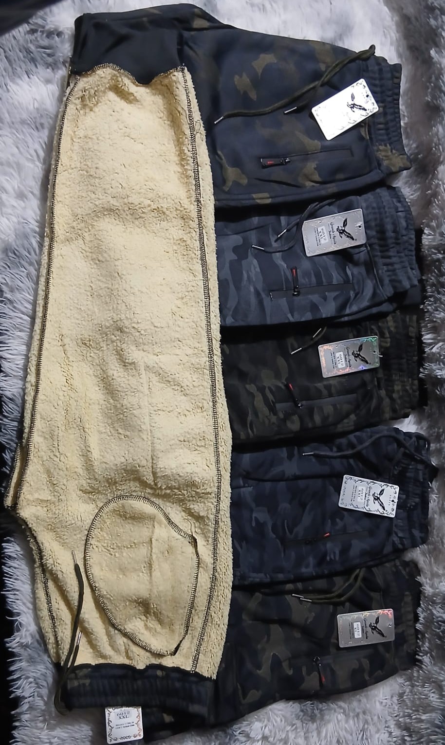 Babucha Cargo Camuflado con Corderito Aguila [curva] - Imagen 3