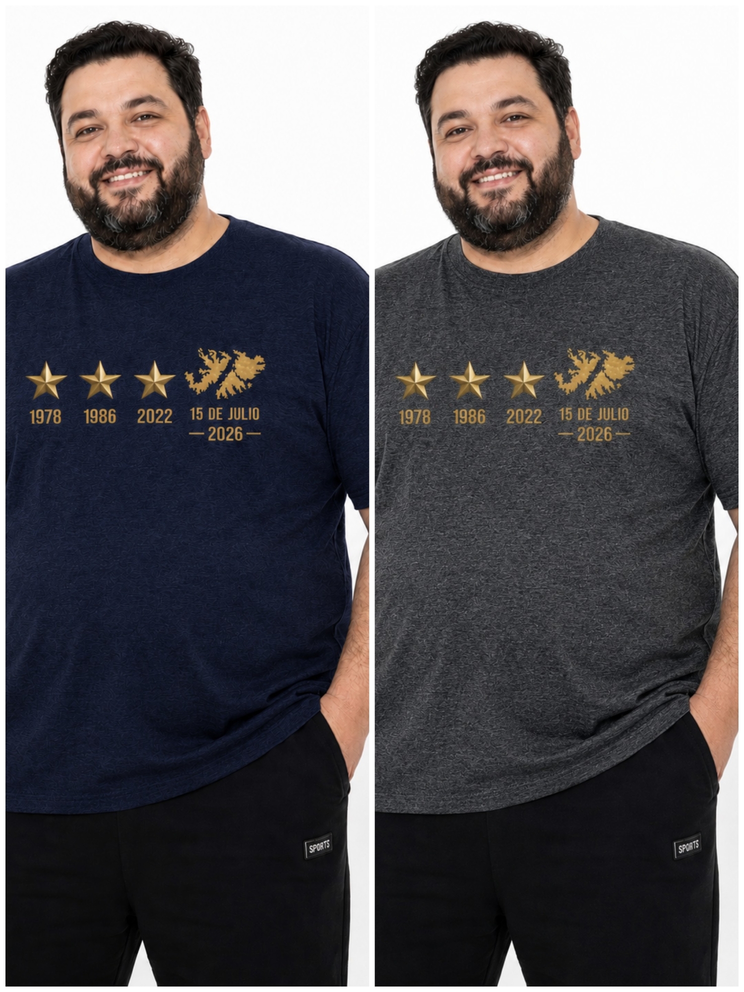 Remeras Algodon Premium . Talle Especial - Imagen 3