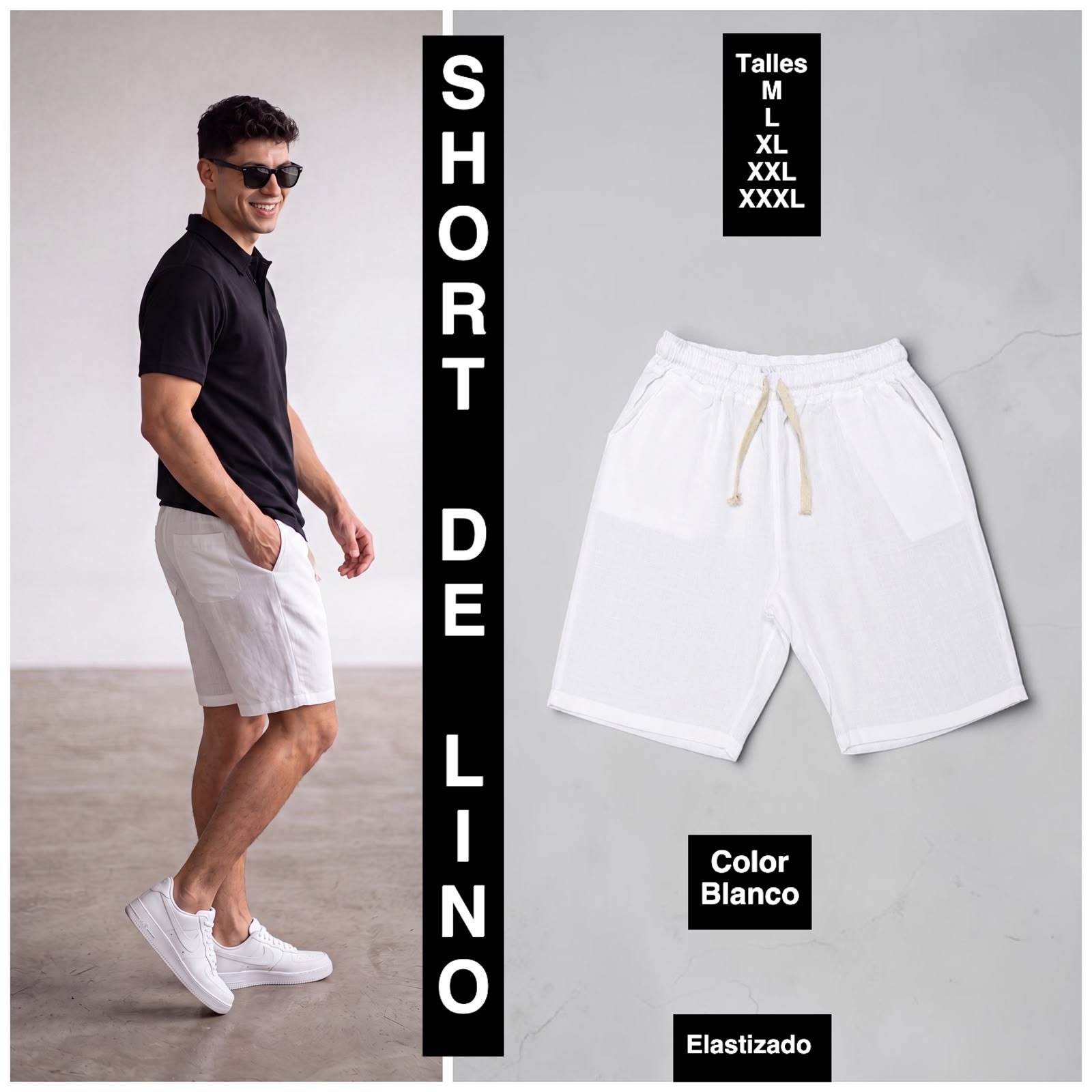 Short de Lino - Imagen 2