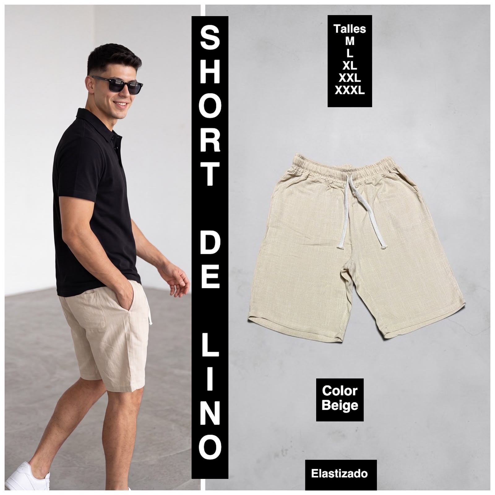 Short de Lino - Imagen 4