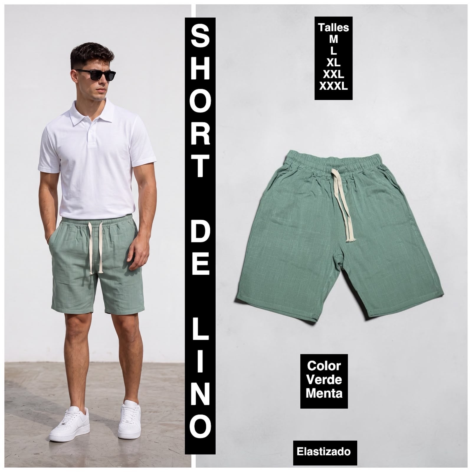 Short de Lino - Imagen 4