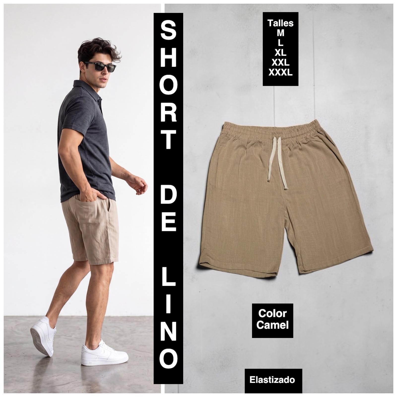 Short de Lino - Imagen 5