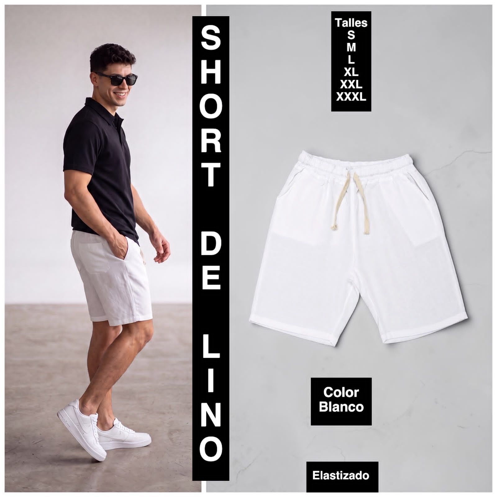 Short de Lino - Imagen 5