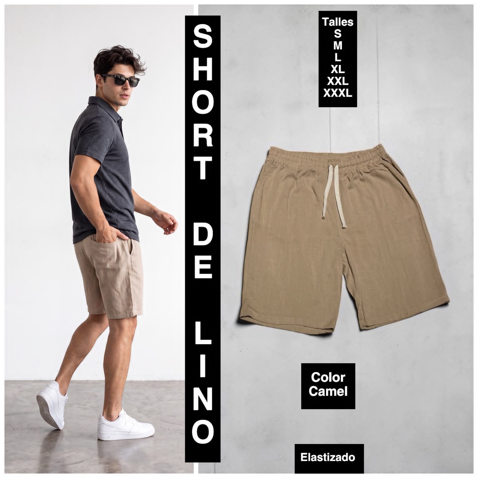 Short de Lino - Imagen 2