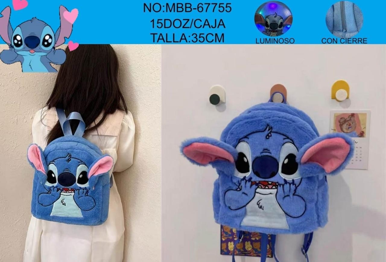 Mochilas Stitch con Luces - Imagen 2