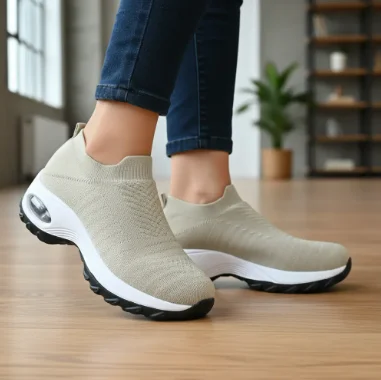 Zapatilla Elastizada de Dama con Plataforma Camara de Aire Proforce 3581 (35 al 40)