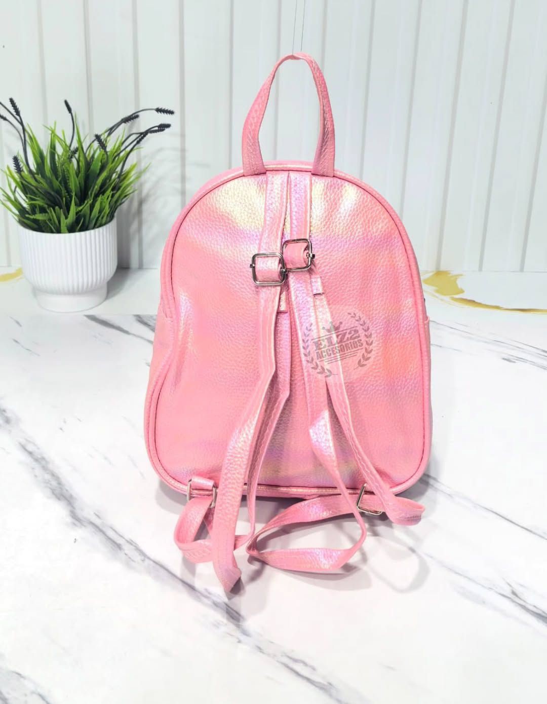 Mochilas de Nena con Detalles de Brillo y Alitas Estampado de Kitty - Imagen 4