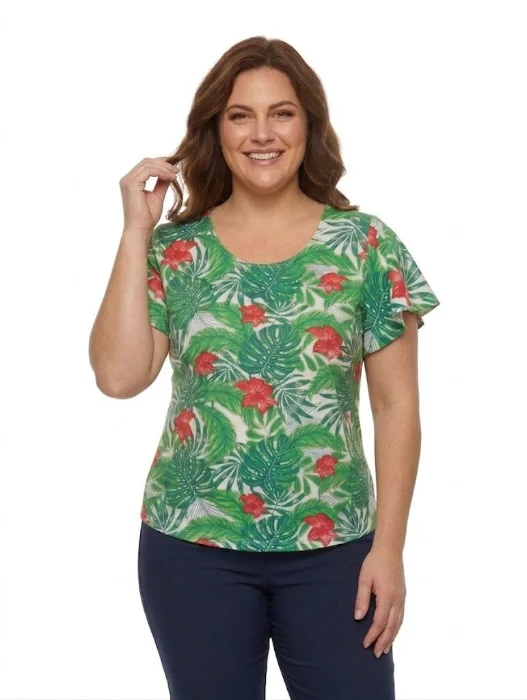 Blusa Poplin Estampado