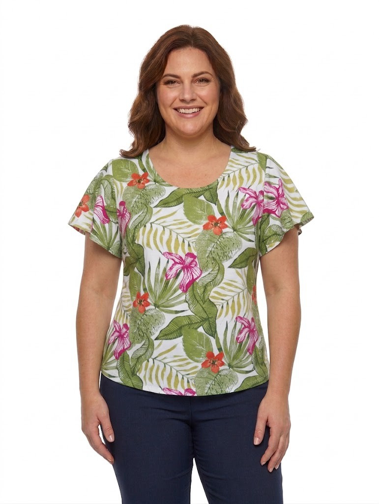 Blusa Poplin Estampado - Imagen 2