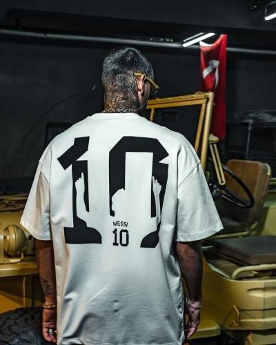 Remera Oversize  Dobe Estampa Messi 10