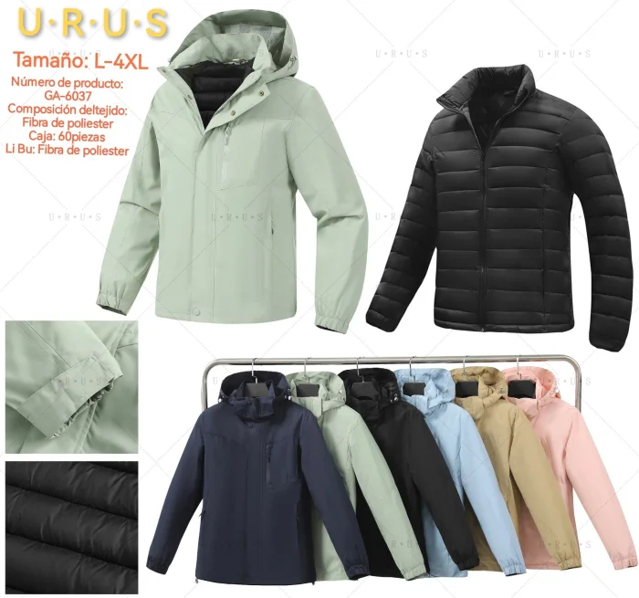 Campera 2 en 1 Impermeable