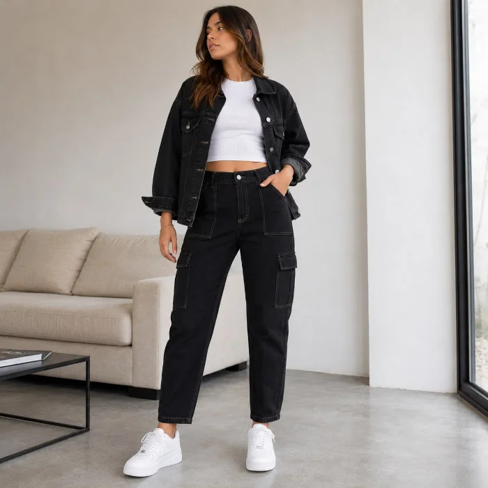 Jeans Mom Cargo