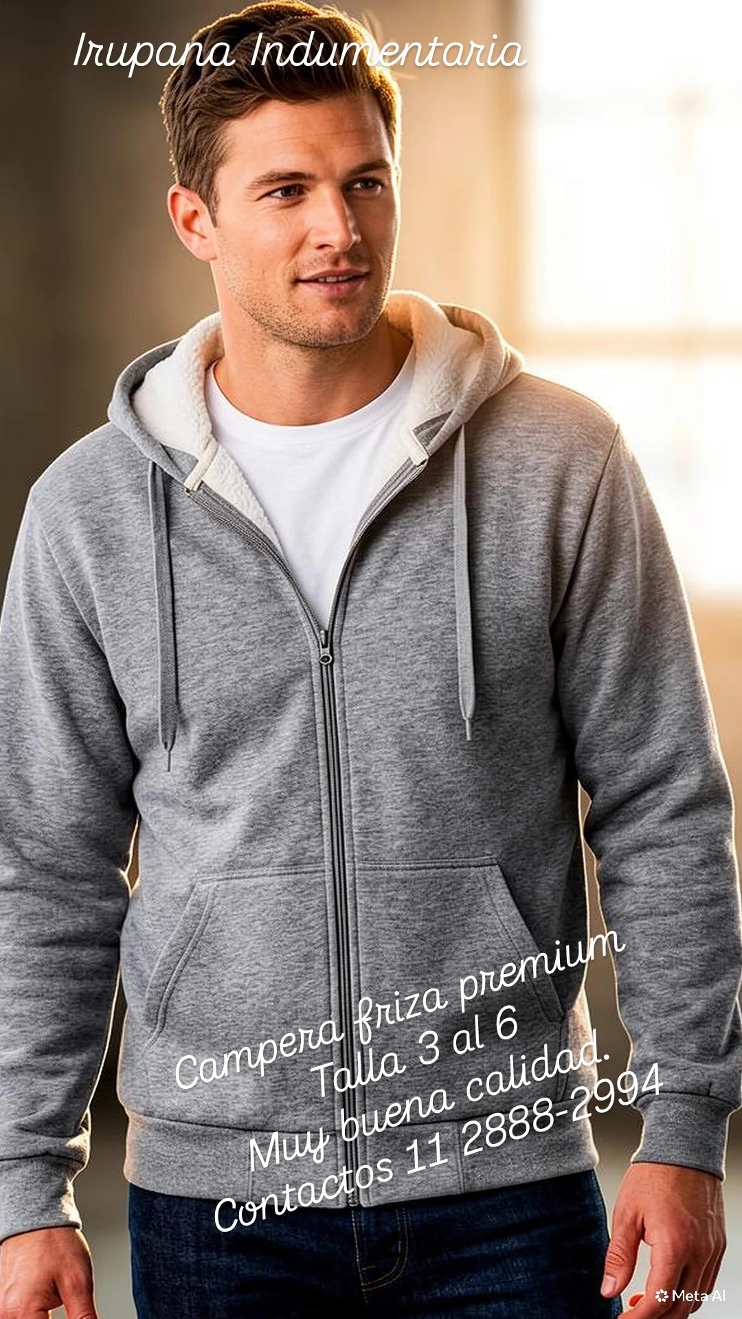 Campera Frisa Algodón Premium  Oversize - Imagen 3