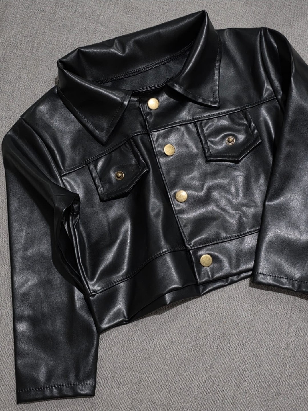 Chaqueta Eco Cuero para Nena. - Imagen 2