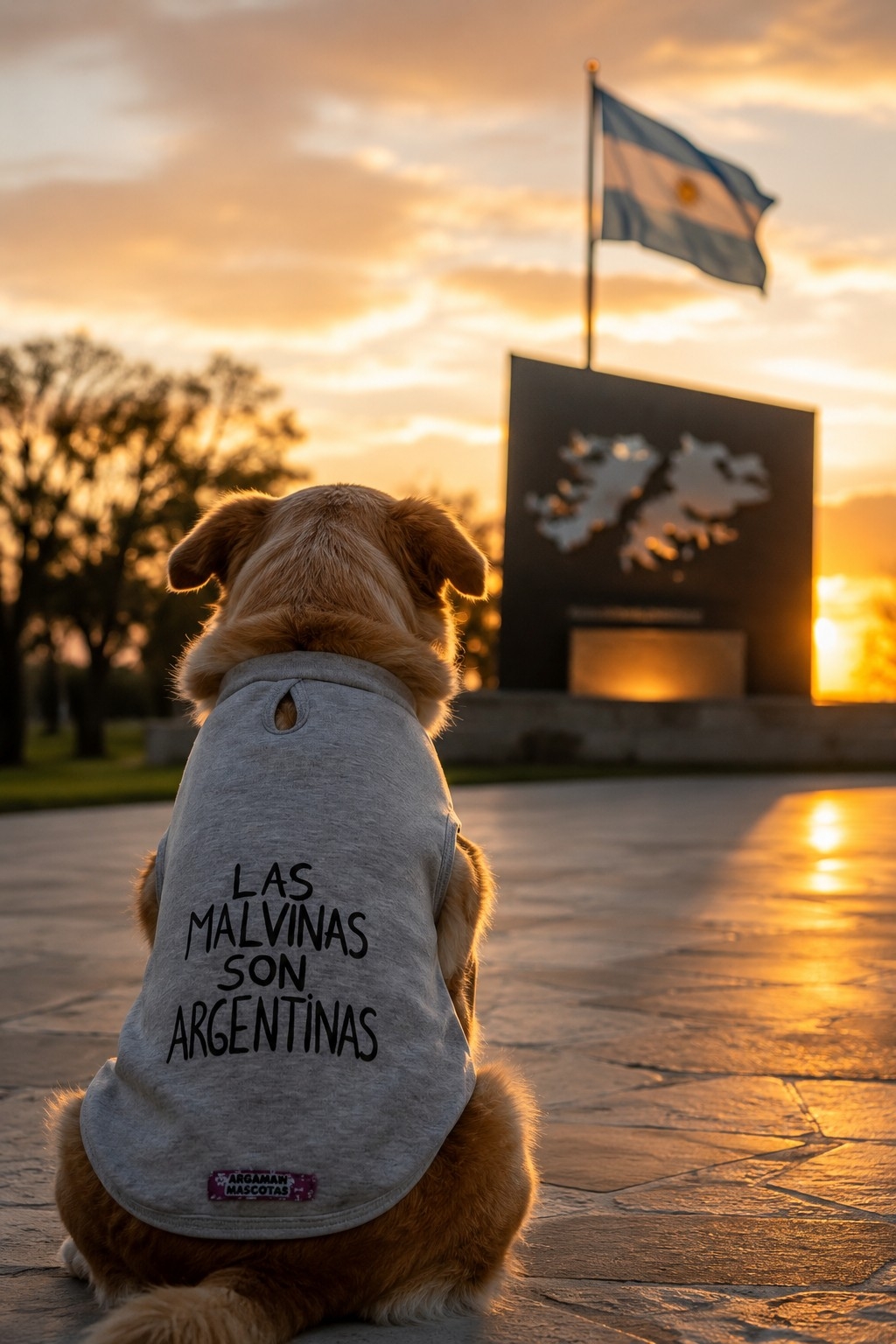 Buzo Frase Malvinas para Mascotas (ver Tabla de Talles y Precios) - Imagen 2