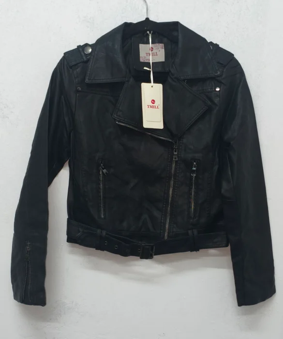 Campera Eco Cuero Tmill con Cinto