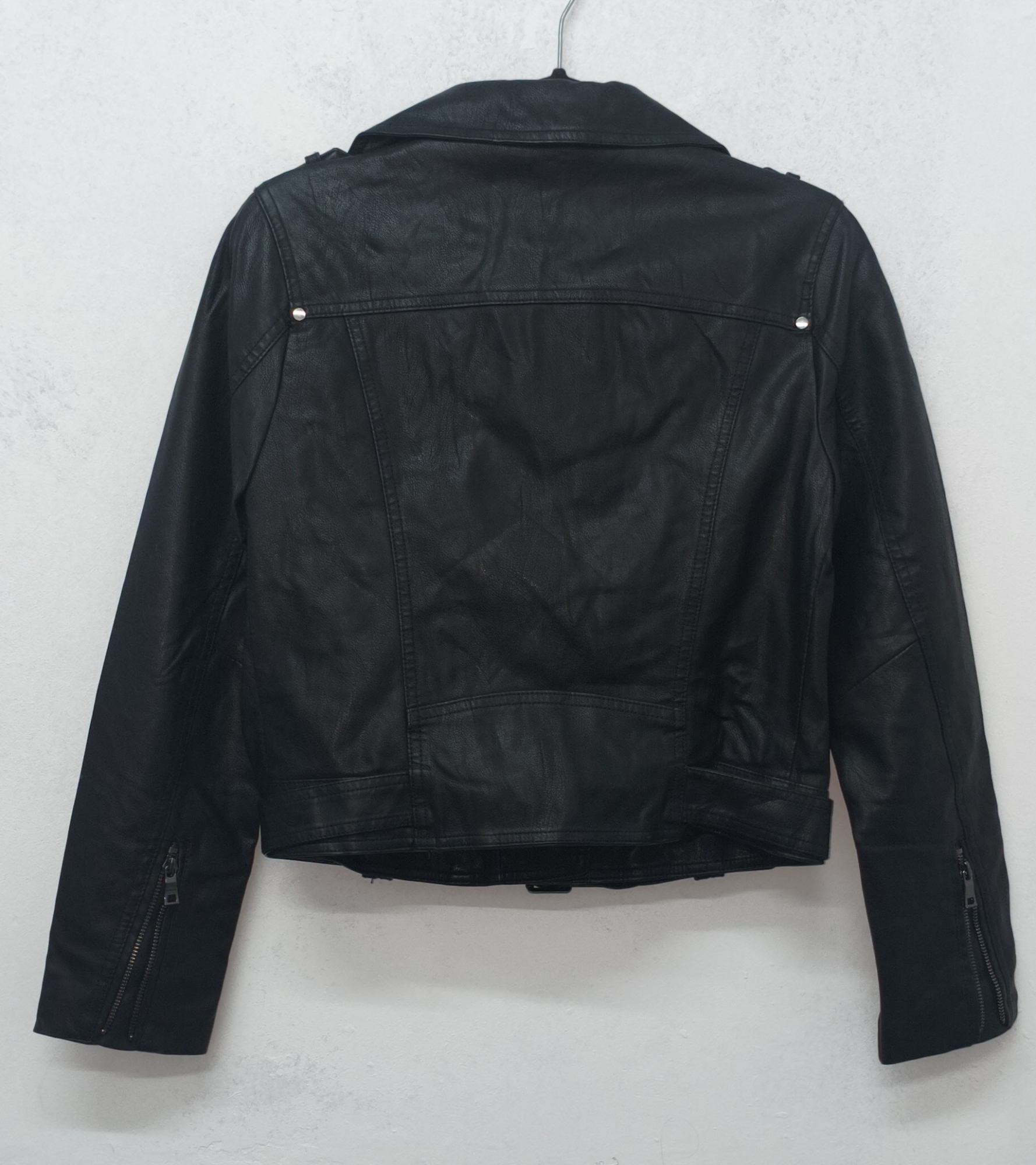 Campera Eco Cuero Tmill con Cinto - Imagen 2