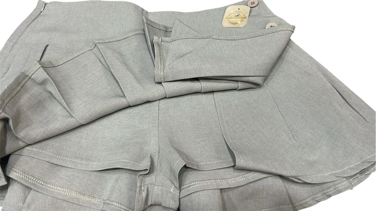 Short/pollera de Bengalina Premium a Botones - Imagen 2