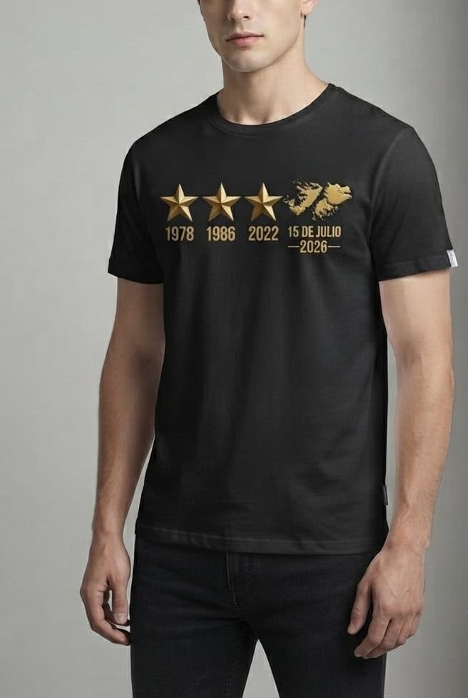 Remera Estrellas Malvinas - Imagen 2