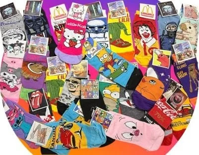 Medias Personajes X Docena Surtida. Www.lenceriamonique.com