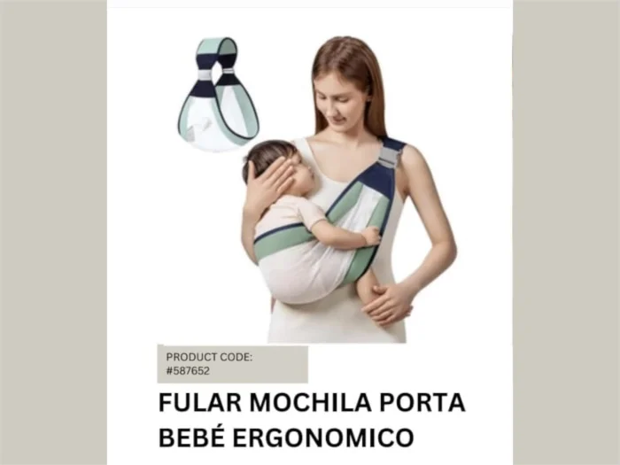Fular Mochila Porta Bebe Ergonómico Andy