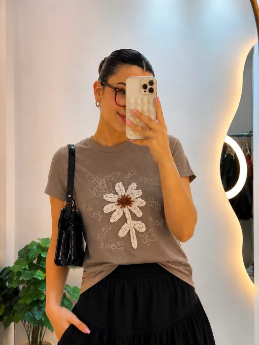 Remera Algodon Brillo