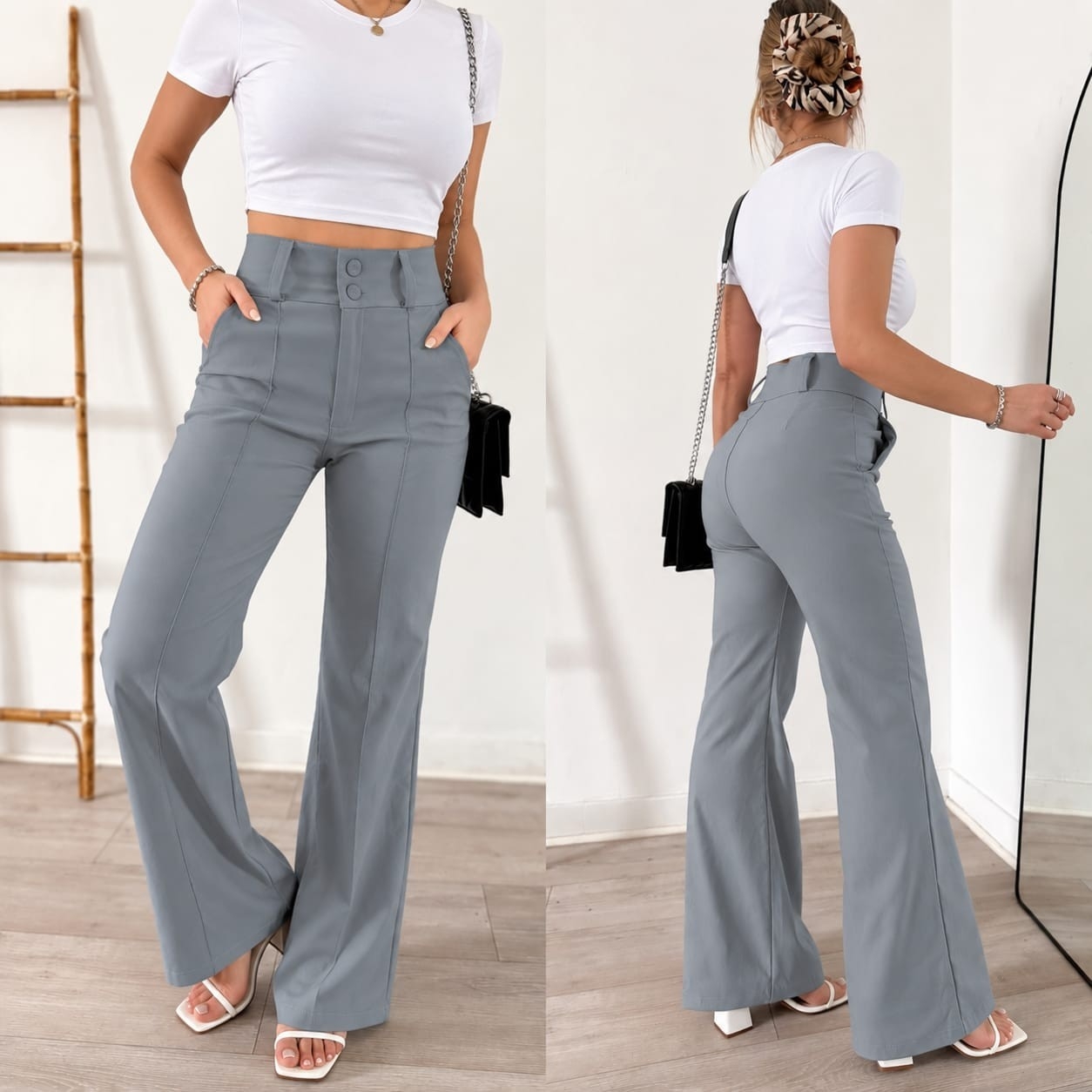 Pantalón Palazo Sastrero - Imagen 4