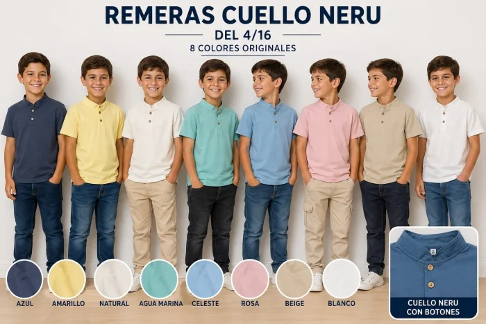 Remeras Cuello Neru