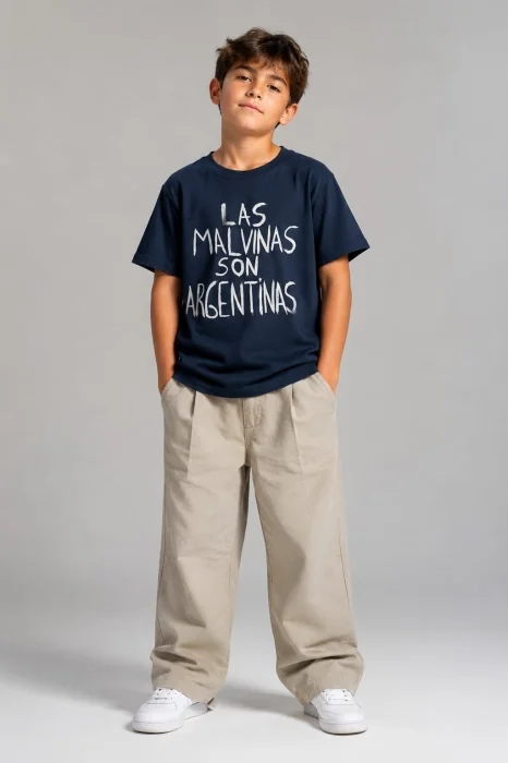 Remera Malvimas Niños