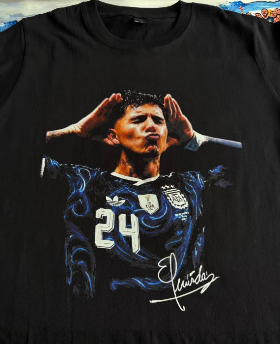 Remeras Premium Enzo Fernández Semitono