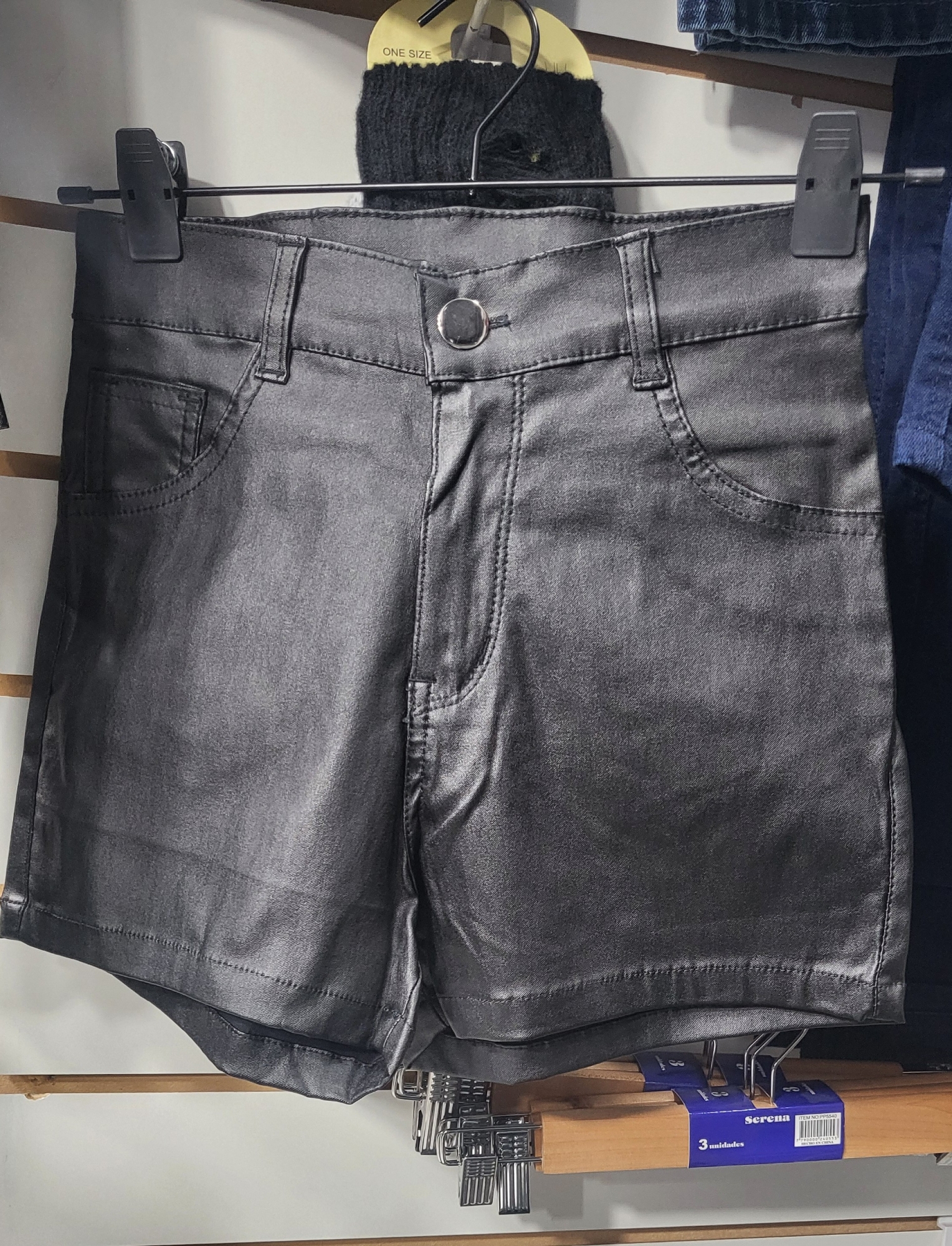 Short Clásico, Negro Engomado - Imagen 2