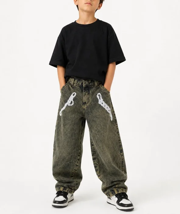 Baggy Oxido Cadenas Niño