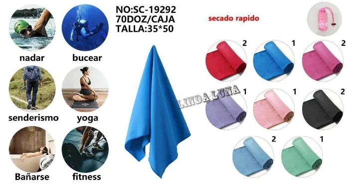 Toallones de Secado Rápido X Docena