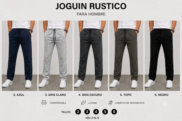 Joggin Recto Rustico Adulto