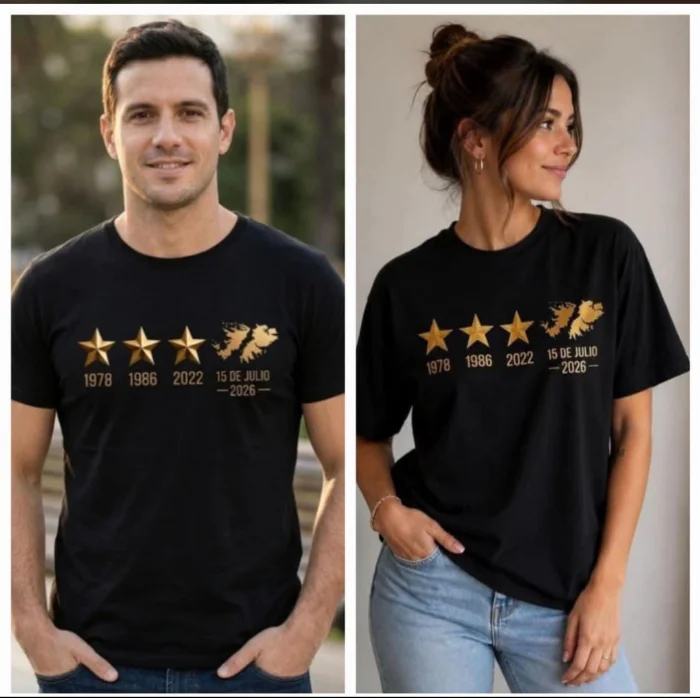 Remera Algodón,  Islas Malvinas